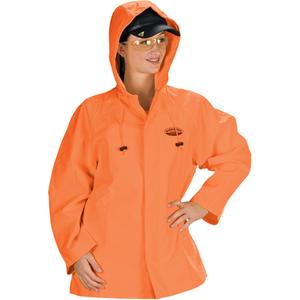 Hurricane Flame Retardant/Oil Resistant Rain Suits - Jacket - Small, Medium, Large, X-Large, 2X-Large, 3X-Large, High Visibility Orange, CGSB 155.20, 0.45 mm