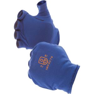 Anti-Impact Fingerless Left-Hand Glove Liner - X-Small/6, Small/7, Medium/8, Large/9, X-Large/10, Slip-On, Synthetic, Polyester/cotton/Lycra®, Glove, 1, Visco-Elastic Polymer (VEP)