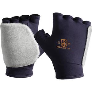 Palm and Side Impact Glove Liner-Left - X-Small, Small, Medium, Large, X-Large, Slip-On, Grain Leather, Nylon/Lycra®/Suede leather, Glove, 1, Visco-Elastic Polymer (VEP)