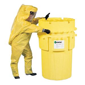 Poly-Overpack® 180T Overpack Drum - 52.75", Stationary, 40.25" top dia. x 30" bottom dia. x 57" H, 31.5" top dia. x 29" bottom dia. x 52.75" H, 180 US gallons, 2500 lbs.