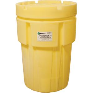 Poly-Overpack® 110 Salvage Drum - 27.1", 42", 103 US gal., Stationary, 31.5" top dia. x 25.75" bottom dia. x 45" H, 27.1" top dia. x 25" bottom dia. x 42" H, 650 lbs.