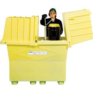 Poly-Safeypacks® Plus With Drain - 60.25", 34.5", 64", 264 US gal., 1200 lbs.