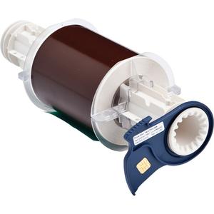 Indoor-Outdoor Label Printer Tape - Vinyl, Brown, 4", BBP® 85/PowerMark®, 50 feet