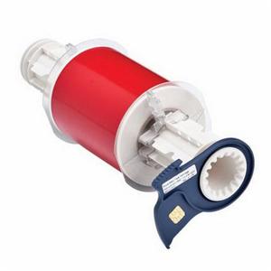 Indoor-Outdoor Label Printer Tape - Vinyl, Red, 4", BBP® 85/PowerMark®, 50 feet