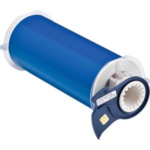 Indoor-Outdoor Label Printer Tape - Vinyl, Blue, 8", BBP® 85/PowerMark®, 50 feet