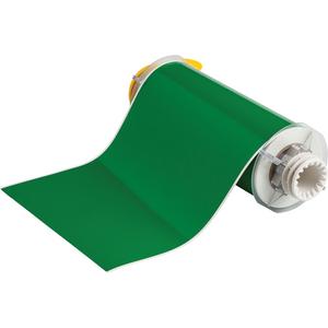 Indoor-Outdoor Label Printer Tape - Vinyl, Green, 8", BBP® 85/PowerMark®, 50 feet