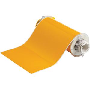 Indoor-Outdoor Label Printer Tape - Vinyl, Yellow, 8", BBP® 85/PowerMark®, 50 feet