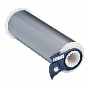 Indoor-Outdoor Label Printer Tape - Vinyl, Grey, 10", BBP® 85/PowerMark®, 50 feet