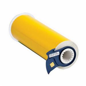 Indoor-Outdoor Label Printer Tape - Vinyl, Yellow, 10", BBP® 85/PowerMark®, 50 feet