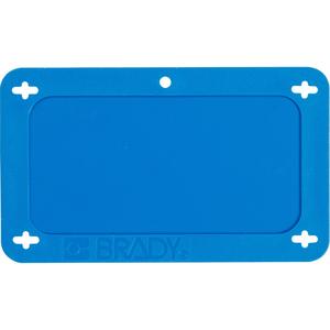 Blank Valve Tag - Plastic, Hole Only, Individual, Blue
