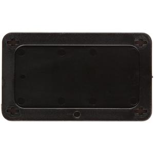 Blank Valve Tag - Plastic, Hole Only, Individual, Black