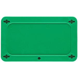Blank Valve Tag - Plastic, Hole Only, Individual, Green