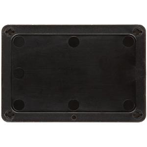 Blank Valve Tag - Plastic, Hole Only, Individual, Black