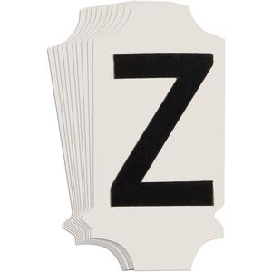 Quick-Align® Individual Gothic Number & Letter Labels - Z, Black, 1"