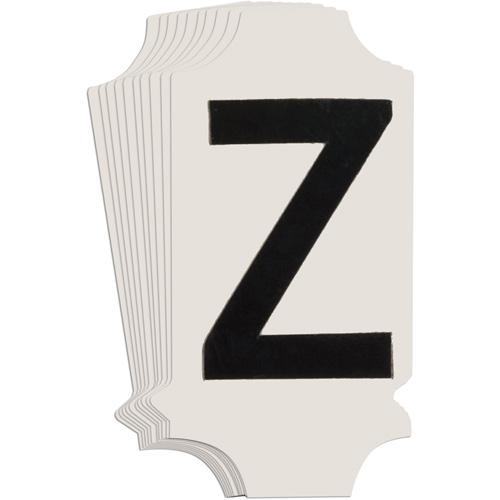 Quick-Align® Individual Gothic Number & Letter Labels - Z, Black, 1"