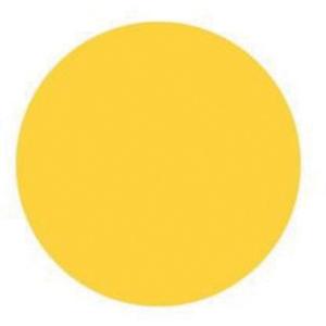 Round Write-On Labels - Yellow, 1.5", 1.5", Circle, Roll, 500, Paper