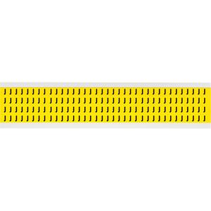 Repositionable Individual Number and Letter Labels - J, Black on Yellow, 1/4", 144
