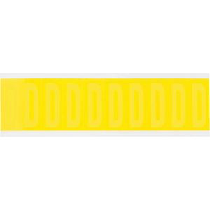 Repositionable Individual Number & Letter Labels - Blank, Yellow, 2", 10