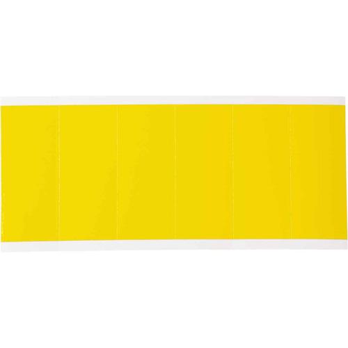 Repositionable Individual Number & Letter Labels - Blank, Yellow, 3", 6