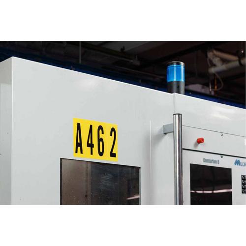 Repositionable Individual Number & Letter Labels - Blank, Yellow, 3", 6 - Image 2