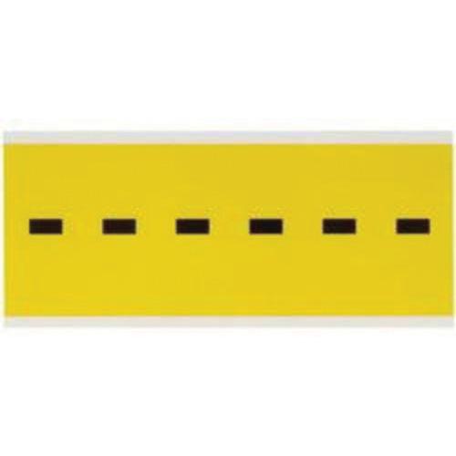 Repositionable Individual Number & Letter Labels - Dash (-), Black on Yellow, 3", 6