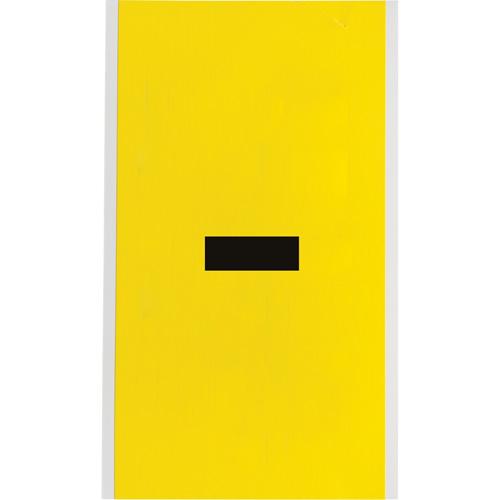 Repositionable Individual Number & Letter Label - Dash (-), Black on Yellow, 6"