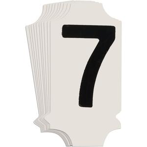 Quick-Align® Individual Gothic Number and Letter Labels - 7, Black, 1"