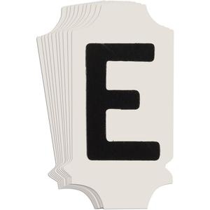 Quick-Align® Individual Gothic Number and Letter Labels - E, Black, 1"