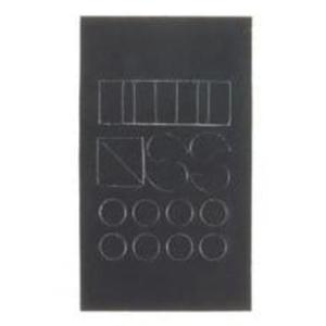 Quick-Align® Individual Gothic Number & Letter Labels - Assorted Punctuation, Black, 1"