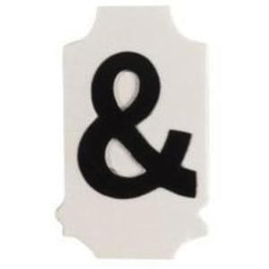 Quick-Align® Individual Gothic Number and Letter Labels - 2, Black, 2"