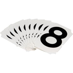 Quick-Align® Individual Gothic Number and Letter Labels - 8, Black, 2"