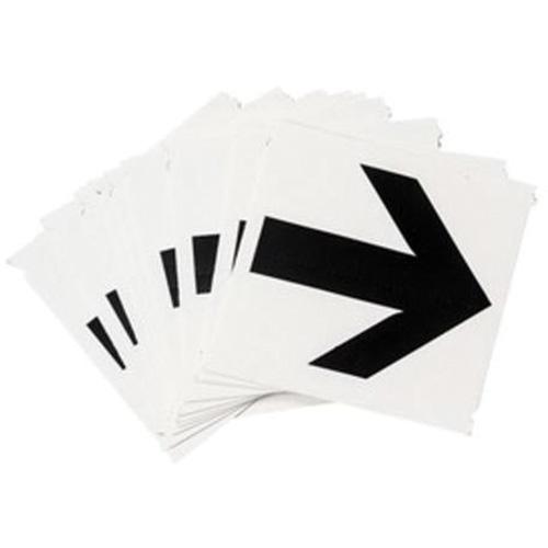 Quick-Align® Individual Gothic Number and Letter Labels - Arrow Symbol, Black, 2"