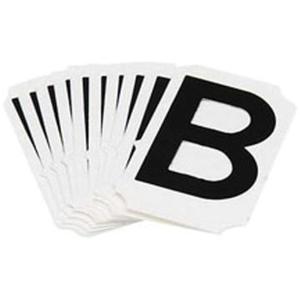 Quick-Align® Individual Gothic Number and Letter Labels - B, Black, 2"