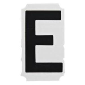 Quick-Align® Individual Gothic Number and Letter Labels - E, Black, 2"