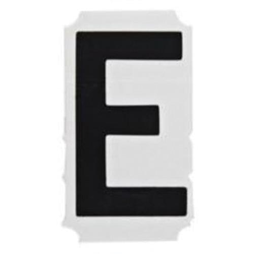 Quick-Align® Individual Gothic Number and Letter Labels - E, Black, 2"