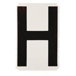 Quick-Align®Individual Gothic Number and Letter Labels - H, Black, 2"