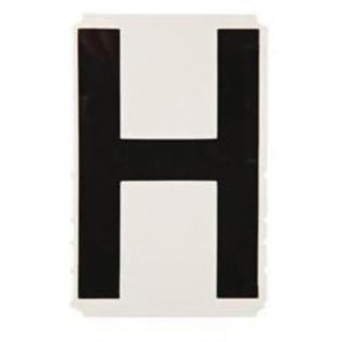 Quick-Align®Individual Gothic Number and Letter Labels - H, Black, 2"