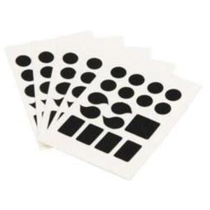 Quick-Align® Individual Gothic Number & Letter Labels - Assorted Punctuation, Black, 2", Package, 10