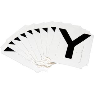 Quick-Align® Individual Gothic Number & Letter Labels - Y, Black, 2"
