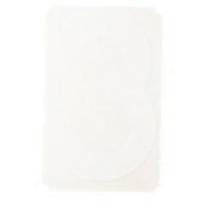 Quick-Align® Individual Gothic Number and Letter Labels - 3, White, 2"