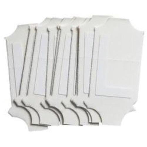 Quick-Align®Individual Gothic Number and Letter Labels - L, White, 2"