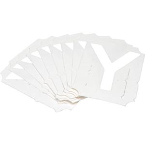 Quick-Align® Individual Gothic Number & Letter Labels - Y, White, 2"