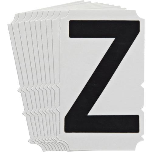 Quick-Align® Individual Gothic Number & Letter Labels - Z, Black, 3"