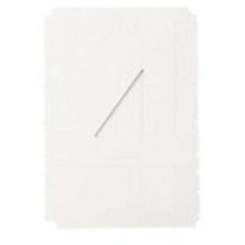 Quick-Align® Individual Gothic Number and Letter Labels - 4, White, 3"