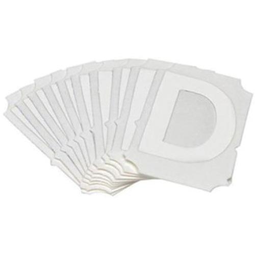 Quick-Align® Individual Gothic Number and Letter Labels - D, White, 3"