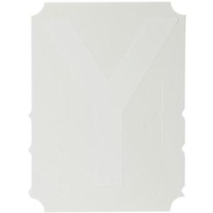 Quick-Align® Individual Gothic Number & Letter Labels - Y, White, 3"