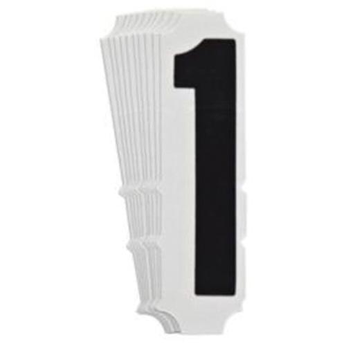 Quick-Align® Individual Gothic Number and Letter Labels - 1, Black, 4"