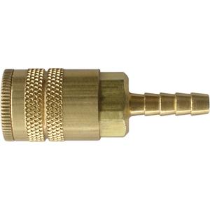 Maxquik 1/2" Hose Barb Quick Coupler - Zinc Plated Steel, 1/2" I.D.