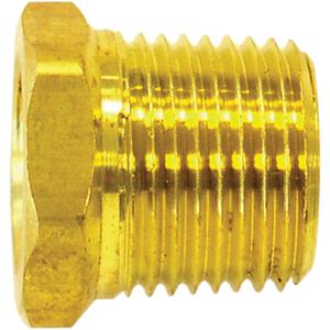 Reducing Bushing - 1/4" NPT 1/8" NPT (M)  (F), Brass