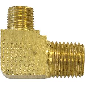 Male Pipe Elbow 90º - 1/2" NPT (M) & 1/2" NPT (M), Brass